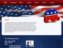 Tablet Screenshot of gracirepublicanclub.org
